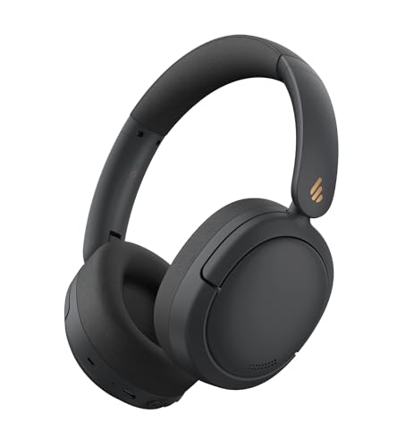 Edifier W800BT Pro Hybrid Active Noise Cancelling Headphones - Hi-Res Audio - AI Call Noise Cancellation - 45H Playtime - Fast Charging - Foldable - Wireless Over-Ear Bluetooth 5.4 Headphones - Black - color: Black