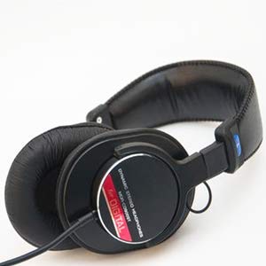 Replacement Headphone Earpads Ear Pads Cushions Compatible with Sony MDR-7506,MDR-7806,MDR-V6,MDR-CD900ST Headset (Black) - color: Black