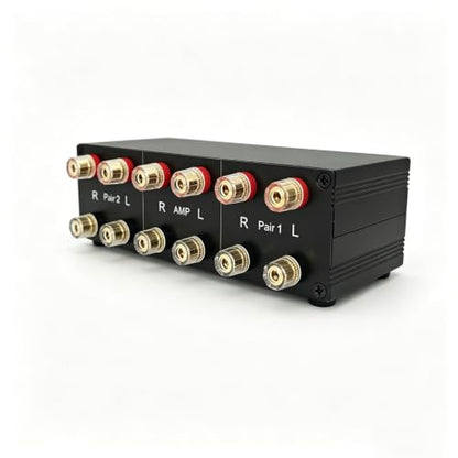 SP2 2 Zone Speaker Selector Switch Box, Passive Audio switcher