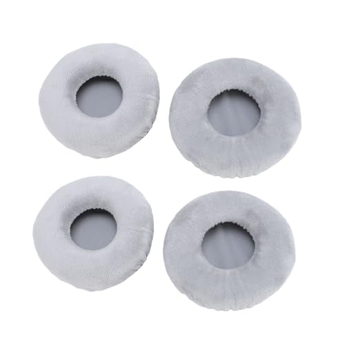 Replacement Ear Pads, 4 Pcs Soft Velour Foam Cushions for Over-Ear Headphones
