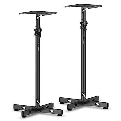 Vondynote Studio Monitor Stands Speaker Stands Pair with Cable Management