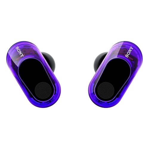 Sony INZONE Buds Wireless Noise Cancelling Gaming Earbuds, Glass Purple | Perfect for PlayStation® 5, PC/PS5/Switch/Mobile, 48Hr Battery with Case, Low Latency 2.4GHz USB-C Dongle, Truly Wireless