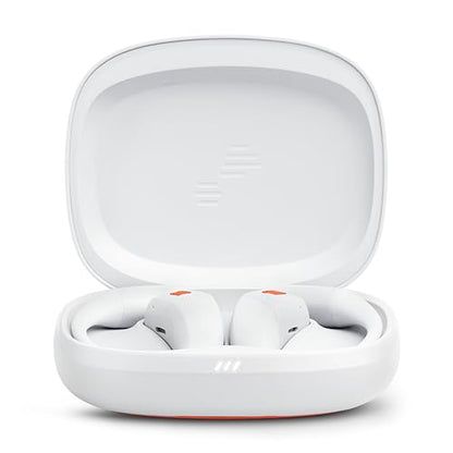 JBL Endurance Zone Open Ear Earbuds, Waterproof, Secure Fit - White | IP68 Waterproof Design, up to 32-Hour Playtime With Quick Charge, Secure Earhooks For Running And Outdoor Fitness - color: White