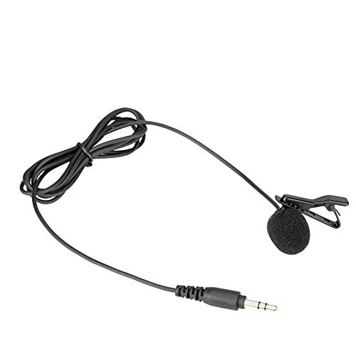 Saramonic 3.5mm TRS Lavalier Microphone for Wireless Systems Compatible with DJI Mic, Rode, Hollyland, Sennheiser Transmitters & more - color: Black