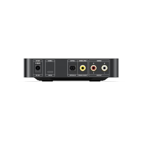 FiiO K11 DAC and Headphone Amplifier for Home Audio or PC, 6.35mm and Balanced 4.4mm, RCA, Coaxial, Optical, 1400mW, 384kHz/24Bit DSD256 (Black) - color: black / black