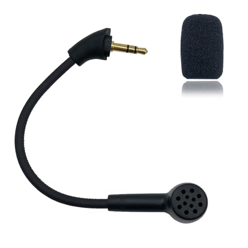 Replacement Game Mic Noise Cancelling Microphone Boom only for Kingston HyperX Mix Gaming Headset PS4 PS5 Computer PC Gaming Headsets 3.5mm Jack