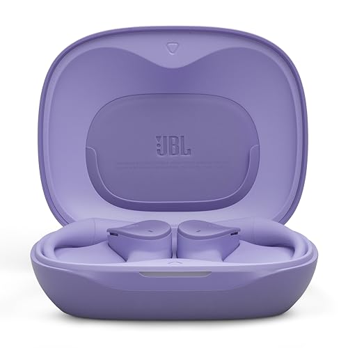 JBL Sense Lite Open Ear Earbuds, True Wireless, Ear Hook Fit - Purple | Water Resistant Sports And Workout Headphones, Up To 8 Hrs Playtime, Clear Calls With Noise Reduction - color: Purple
