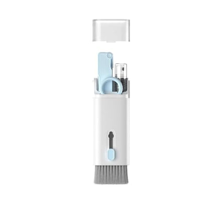 7 in 1 Cleaning Tools Kit for Airpods Pro 1 2 3 Multi-Function Cleaning Pen with Soft Brush Flocking Sponge for Bluetooth Earphones Earbuds & in-Ear Headphones Case Cleaner ﻿ (Blue) - color: Blue