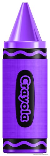 Crayola Kids Crayon Speakers Bluetooth, Portable Bluetooth Speakers | 20W Peak Power HD Sound, Mini Bluetooth Speaker Wireless with TWS Pairing BT 5.3, FM Radio Home/Party/Outdoor/Travel - color: Purple