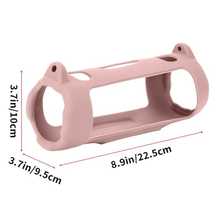 Silicone Cover Compatible with JBL Charge 6 Waterproof Speaker | Flexible Silicone Cover,Smooth Touch, Simple Removal,Portable Fit,Pink Case - color: Pink, size: Silicone Cover
