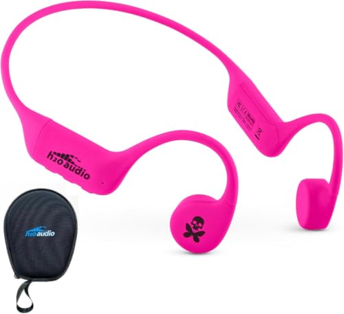 H2O Audio Betty x TRI 2 Multi-Sport Waterproof Bone Conduction Headphones – IPX8 Waterproofing, Bluetooth 5.3, Built-in MP3, 8GB – Swimming, Running, Triathlon, Open Ear – Pink - color: TRI 2 x Betty Pink