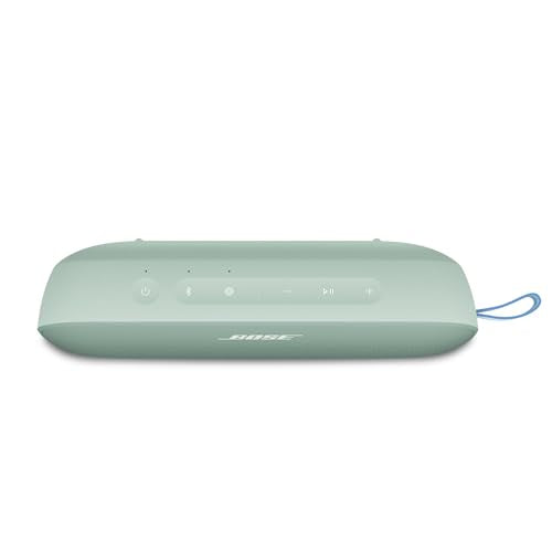 Bose SoundLink Flex Portable Bluetooth Speaker (2nd Gen), Portable Outdoor Speaker with Hi-Fi Audio, Up to 12 Hours Battery Life, Waterproof and Dustproof, Alpine Sage - color: Alpine Sage