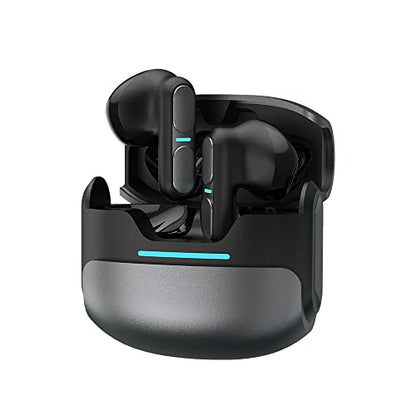TG11 Wireless Gaming Earphone Low Latency Noise Reduction BT5.3 300mAh Battery Long Standby in-Ear Headphones (Black) - color: Black