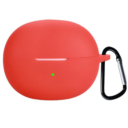 Silicon Case Cover Compatible with King Lucky Clip on Earbuds Open Ear Headphones i121 True Wireless Earbuds - color: Red