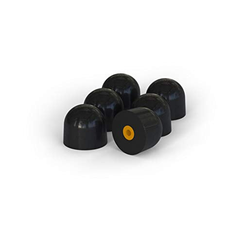 Flare Audio Isolate Replacement Tips, 3 Pairs / 6 Foam Tips | Memory Foam Earplug Tips for Concert Ear Plugs Noise Reduction | Heat Reactive Foam Tips for Secure Fit | (Medium) - size: medium