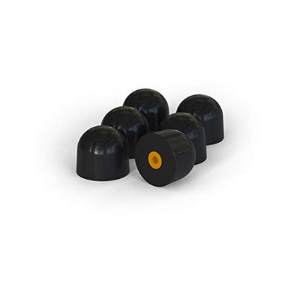 Flare Audio Isolate Replacement Tips, 3 Pairs / 6 Foam Tips | Memory Foam Earplug Tips for Concert Ear Plugs Noise Reduction | Heat Reactive Foam Tips for Secure Fit | (Medium) - size: medium