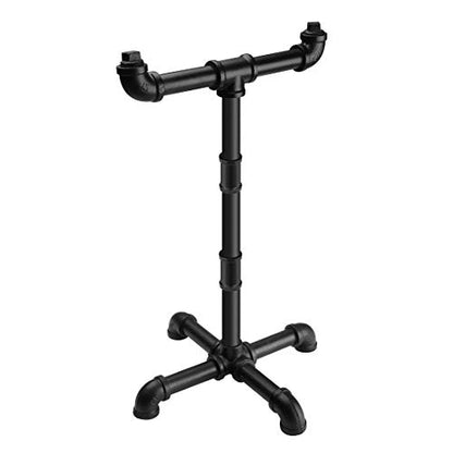 Geekria Metal Tube DIY Assemble Dual Headphone Stand, Gaming Headset Holder, Desk Display Hanger, Compatible with Bose, Sony, AKG, ATH, B&O, JBL, Sennheiser (Black)