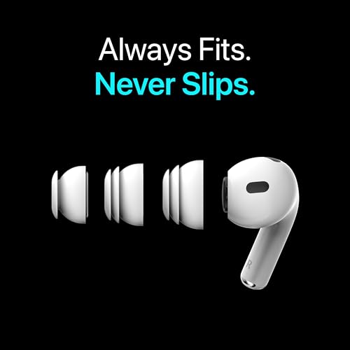 Premium Multi-Flange Eartips for AirPods Pro 1&2 (S/M/L) – Always Fits, Never Slips - size: Mixed (S, M, L)