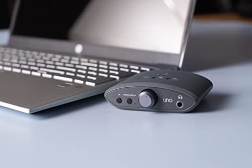 iFi uno - DAC & Headphone AMP - USB-C Input - Improve Lacklustre Audio | Streaming/Gaming/Music Modes Adjust Sound to Suit You - 32-bit/384kHz/DSD256/MQA - Windows/MAC/Smart Device/Active Speakers