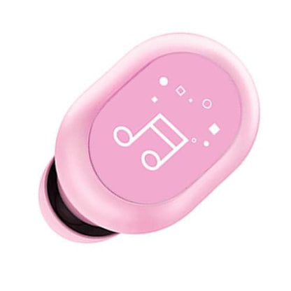Fabater Single Ear Bluetooth Headset, BT 5.0 3 Hour Playtime Mini Wireless Earbuds, Truck Driver Headset with Touch Control Dual Interconnection IPX4 Sweatproof for Smart Phones PC TV (Pink) - color: Pink