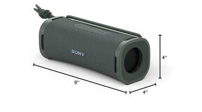 Sony ULT Field 1 Wireless Bluetooth Portable Waterproof Speaker Forest Gray | 12 Hr Battery, IP67 Rated Waterproof, Dustproof, Shockproof Rustproof, Detachable Strap, Hands-free Calling, Enhanced Bass - color: Forest Gray, style: ULT Field 1