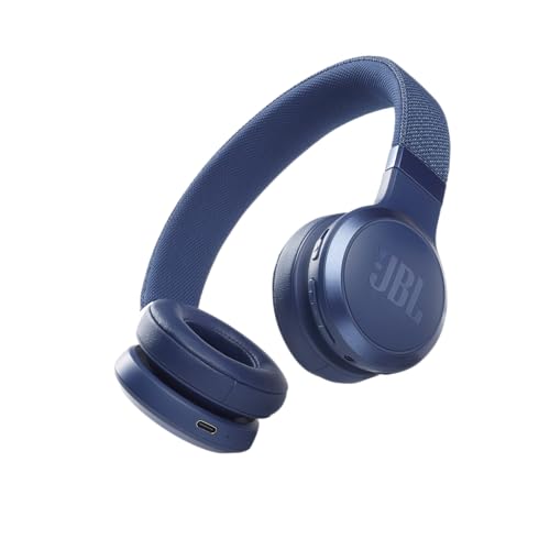 JBL Live 460NC - On-Ear Nc Headphones - Blue | JBL Signature Sound, Keep the noise out, or in You choose, Get help just by using your voice - color: Blue