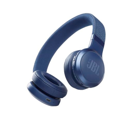 JBL Live 460NC - On-Ear Nc Headphones - Blue | JBL Signature Sound, Keep the noise out, or in You choose, Get help just by using your voice - color: Blue