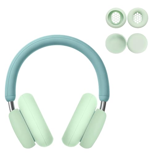 Case for CMF by Nothing Headphone Pro, 2 Sets Silicone Sweat Cover, Eeadphones Protective Case Ear Cushions/Headband, Cover Protector, Washable Scratchproof,Green - color: green, size: 2 Pack