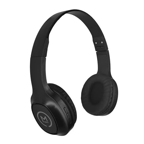 Morpheus 360 Tremors Bluetooth Headphones | Built-in Microphone | Wireless Headset | Gaming Headphones | on Ear Earphones | Wireless/Wired | Black | HP4500B - color: Black with Gray Accents