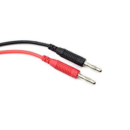 4mm Banana Plug to Alligator Clip Test Lead Set 14AWG Heavy Duty 6 Feet | 2Pcs Wire Cable Jumper Wires for Multimeter Oscilloscope Electrical Testing 20A - size: 6Ft