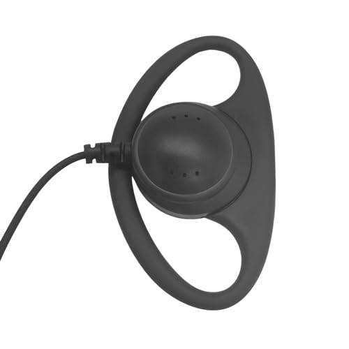 D-Shaped Earpiece with Mic Surveillance Headset Compatible for Motorola Retevis RT29 RT48 RT47 RB23 RB46 RT87 NR30 EX500 GP328Plus Ailunce HD1 HD2 HA1G Radio