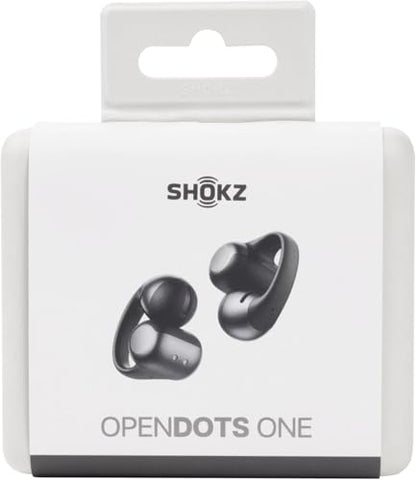 SHOKZ OpenDots ONE Open-Ear Clip-On Bluetooth Earbuds, Black, Dolby Audio - color: Black