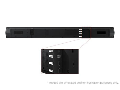 Samsung B-Series Soundbar HW-B750F 5.1 ch Subwoofer (2025 Model) Voice Enhance Mode, Q-Symphony, Adaptive Sound - style: HW-B750F