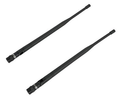 Rockville RWM81U Dual UHF Headset & Guitar Wireless Microphone System, LCD | XLR and 1/4in Output, Two Channel, Cardioid, 300-400ft Range, 10 Hour Battery, Metal Housing, Auto Sync, Volume Controls