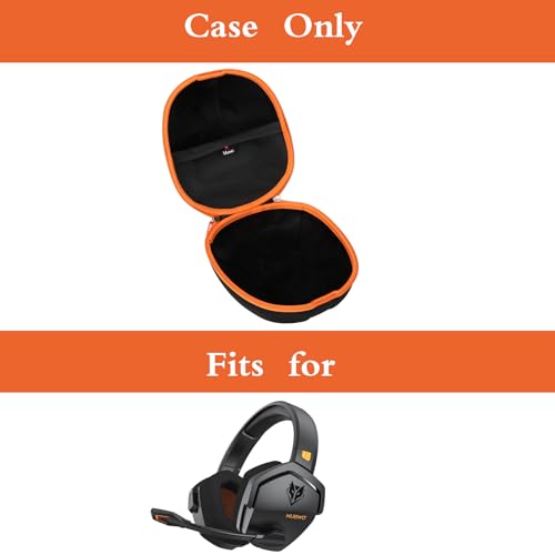 Hard Case Suitable for NUBWO G06 Dual Wireless Gaming Headset, Waterproof Shockproof Gaming Headset Protective Case, Case Only