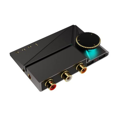 Khadas DAC Amp Tone2 Pro | Desktop Digital Analog Converter -Headphone Amplifier with USB-C/USB-C(I2S) Inputs/Outputs: 3.5mm Unbalanced / 4.4mm Balanced/RCA - MQA DECODER (Black) - color: Black