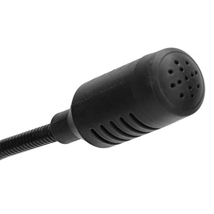 EBTOOLS Desktop Computer Microphone, 360° Adjustable Goose Neck Capacitive Microphone, 3.5MM Round Interface, Suitable for Notebook/Desktop Computers