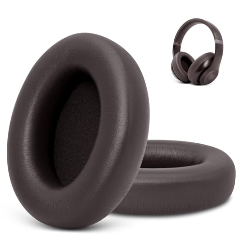 Ear Pads Replacement for Studio Pro - GVOEARS Ear Cushions for Beats Studio Pro Wireless Over Ear Headphones, Protein Leather Strong Adhesive (Deep Brown) - color: Deep Brown