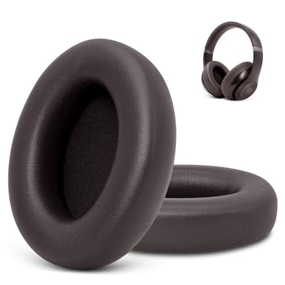Ear Pads Replacement for Studio Pro - GVOEARS Ear Cushions for Beats Studio Pro Wireless Over Ear Headphones, Protein Leather Strong Adhesive (Deep Brown) - color: Deep Brown