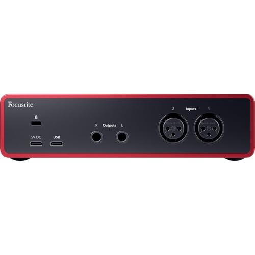 Rode NT1 Signature Condenser Microphone Bundle with Focusrite Scarlett 2i2