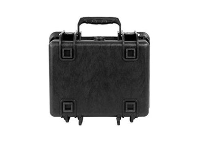 Monoprice Weatherproof/Shockproof Hard Case - IP67, Customizable Foam, 13" x 12" x 6", Black - Pure Outdoor Collection - color: Black, size: 8.9 Liter, style: Case