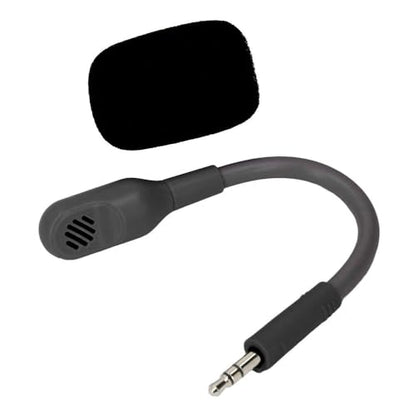3.5mm Detachable Microphone Flexible Replacement Professional Boom Microphone for Barracuda X Gaming Headset(Black) - color: Black