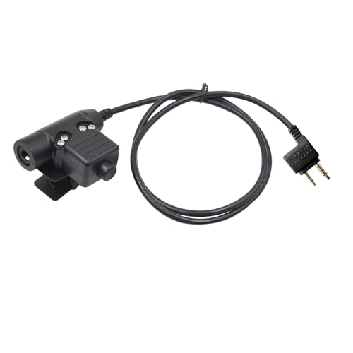 Military U94 PTT Adapter Push to Talk Button Connector 7.0 mm TP-120 Tactical Headset Compatible with Midland GXT, LXT, XT, X-Talker LXT340 LXT345 LXT420 L GXT1000 GXT1050 LXT500 XT14 T31VP