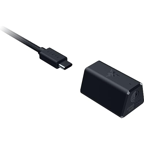 Razer BlackShark V2 HyperSpeed Wireless PC Gaming Headset, 2.4GHz, Black | 280g Lightweight, Wideband Mic, 50mm Drivers, Bluetooth or USB, 70 Hr Battery, for Mac, PlayStation, Switch & Mobile - size: Standard