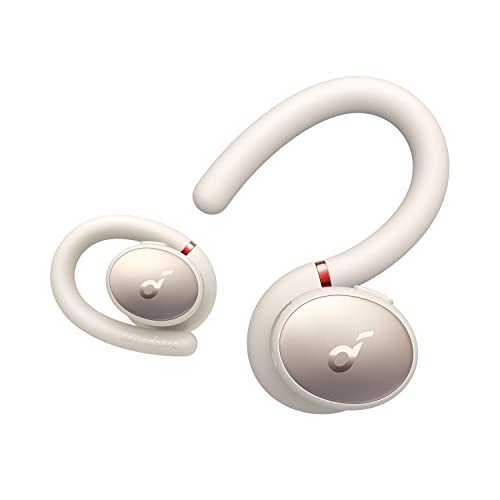 Soundcore Sport X10 True Wireless Bluetooth 5.2 Workout Headphones, Rotatable Ear Hooks, Deep Bass, IPX7 Waterproof, Sweatproof, 32H Play, Sport Earbuds, Gym, Running (Renewed)