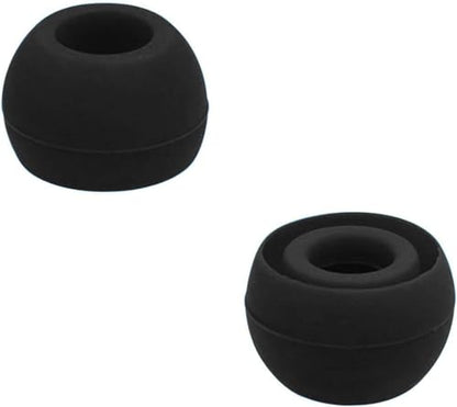 Alitutumao 10pcs Replacement Earbuds Silicone Eartips Double Flange Compatible with Wireless Powerbeats2 Powerbeats3 Beats by dr dre Earphones - color: Black