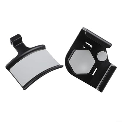 Adjustable Clamp-On Headphone Stand for Desk, Space-Saving Monitor Mount Holder for Gaming Headsets, ABS Desktop Organizer, Black