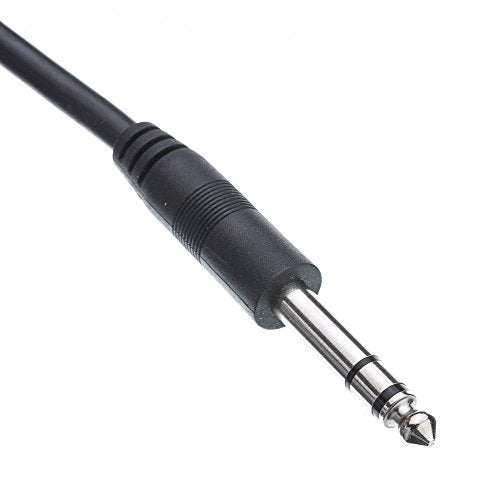 CableWholesale 3-Pin XLR Female to 1/4" TRS/Stereo Male Audio Cable, 24 AWG Microphone Cable, 6 feet - style: XLR Female to 1/4-Inch Stereo Male