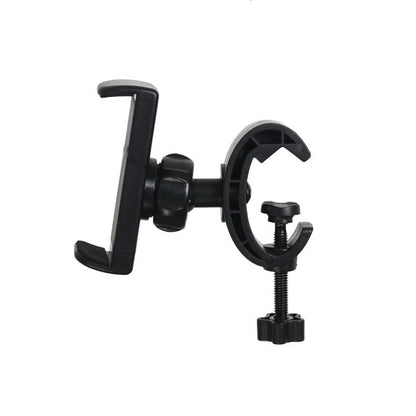 2 Pack Mic Stand Phone Holder Mount Photography Light Stand Phone Mount Holder Clamp Phone Clip for Microphone Stand Tripod Boom Arm Floor Mic Stand Selfie Stick Ring Light Camera Tripod