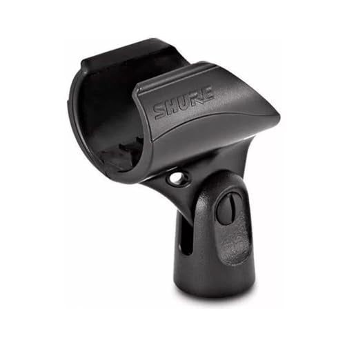 Shure WA371 Microphone Clip for Wireless Handheld Transmitters | Replacement mic clip that securely holds all Shure wireless handheld transmitters on a standard mic stand - size: 1 Count (Pack of 1)